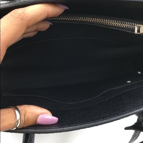 Black Saint Laurent Leather Tote - Picture 3 of 4